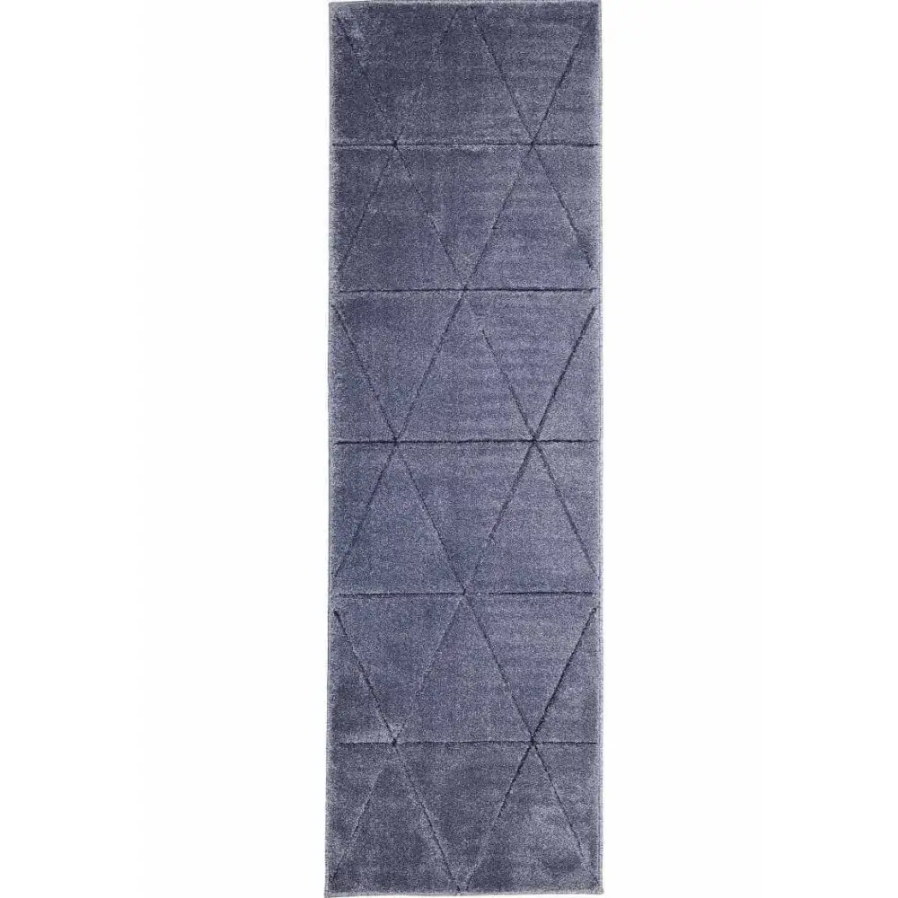 Newport Capleton Rug – Bold Geometric Design - 60X200 cm / Blue - Rugs