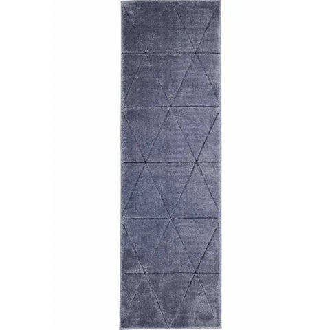 Newport Capleton Rug – Bold Geometric Design - 60X200 cm / Blue - Rugs