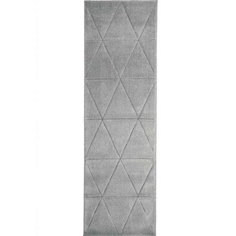 Newport Capleton Rug – Bold Geometric Design - 60X200 cm / Grey - Rugs