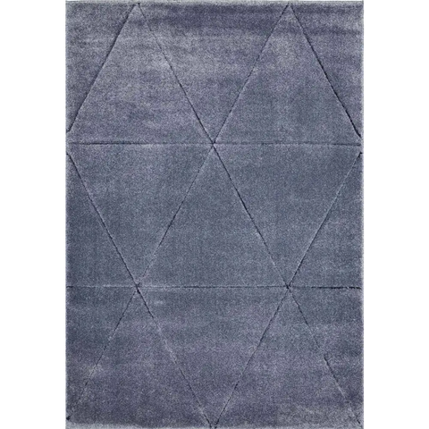 Newport Capleton Rug – Bold Geometric Design - 80X150 cm / Blue - Rugs