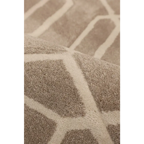 Newport Lattice Rug – Textured Geometric - Rugs