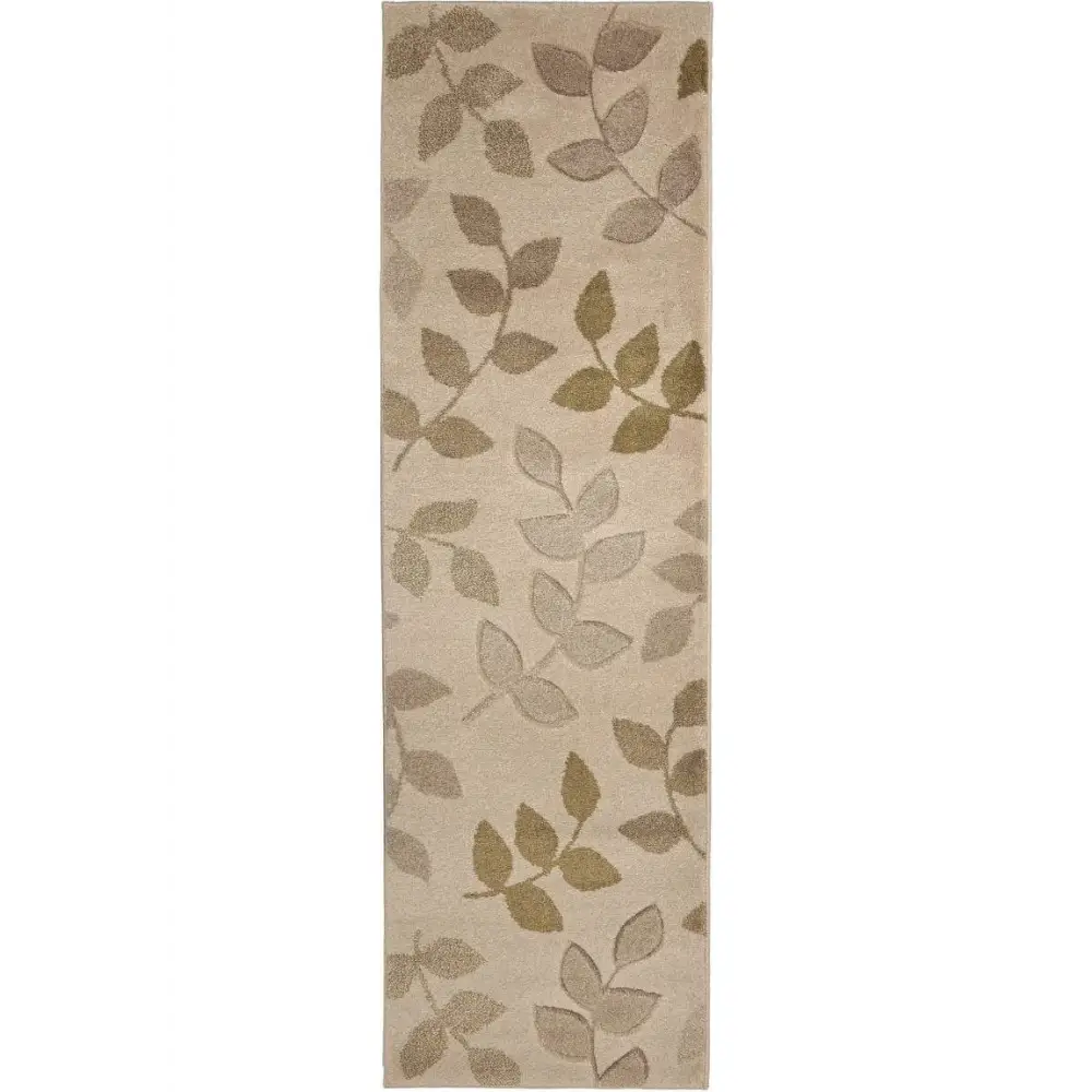 Newport Leaf Rug – Hand-Carved Floral Design - 60X200 cm / Green - Rugs