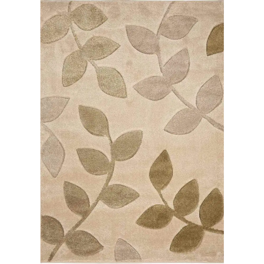 Newport Leaf Rug – Hand-Carved Floral Design - 80X150 cm / Green - Rugs
