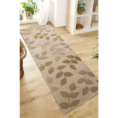 Newport Leaf Rug – Hand-Carved Floral Design - Rugs