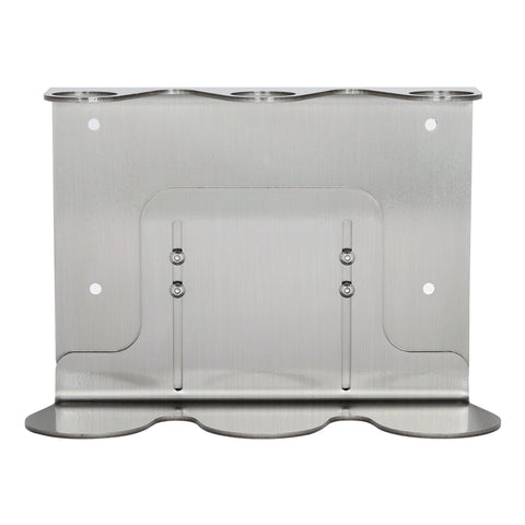 Nickel Triple Wall Mounted Soap Dispenser