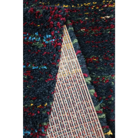 Noble Sherpa Rug – Blue and Red Colours - Rugs