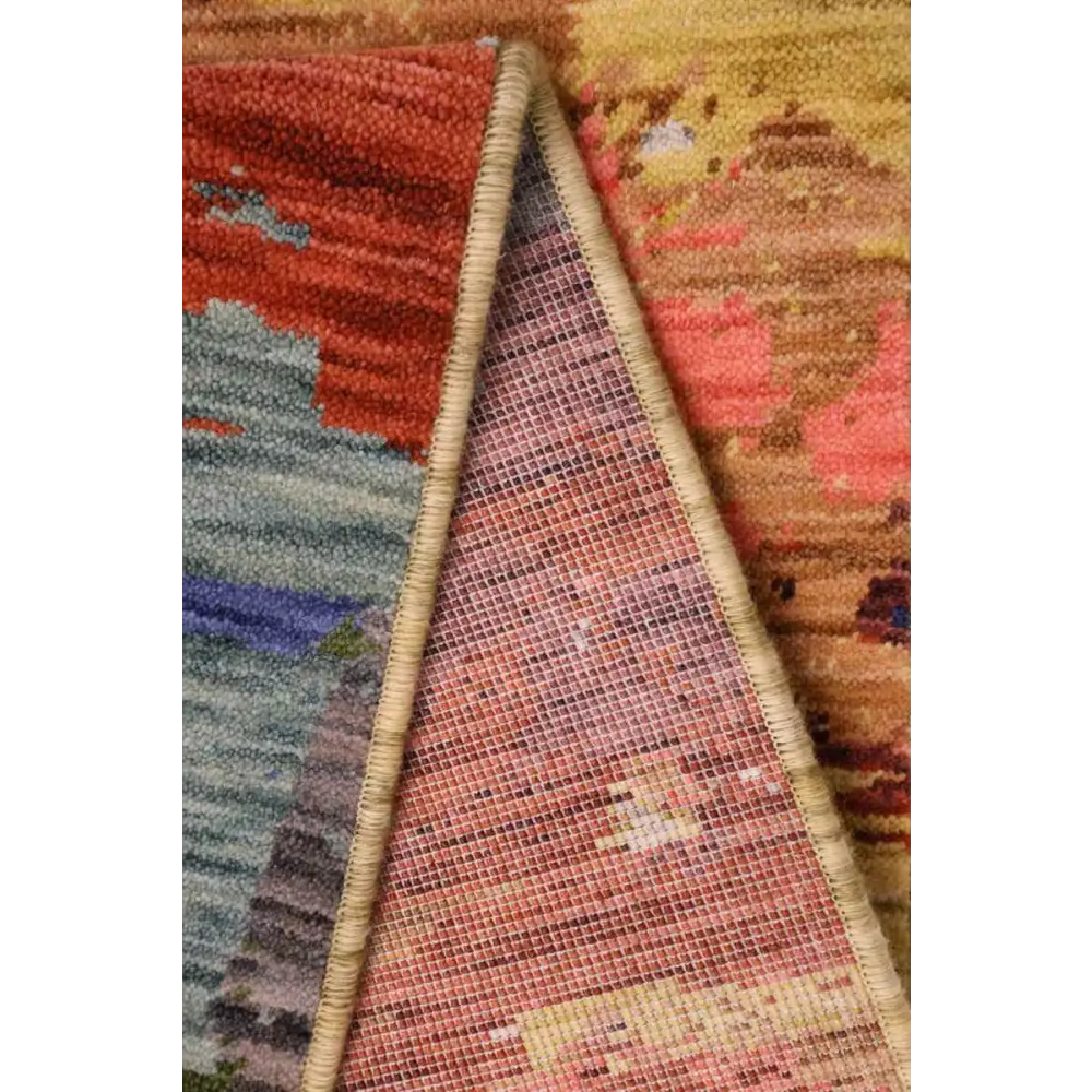 Nomad Abstract Wool-Blend Rug – Multicolour - Rugs