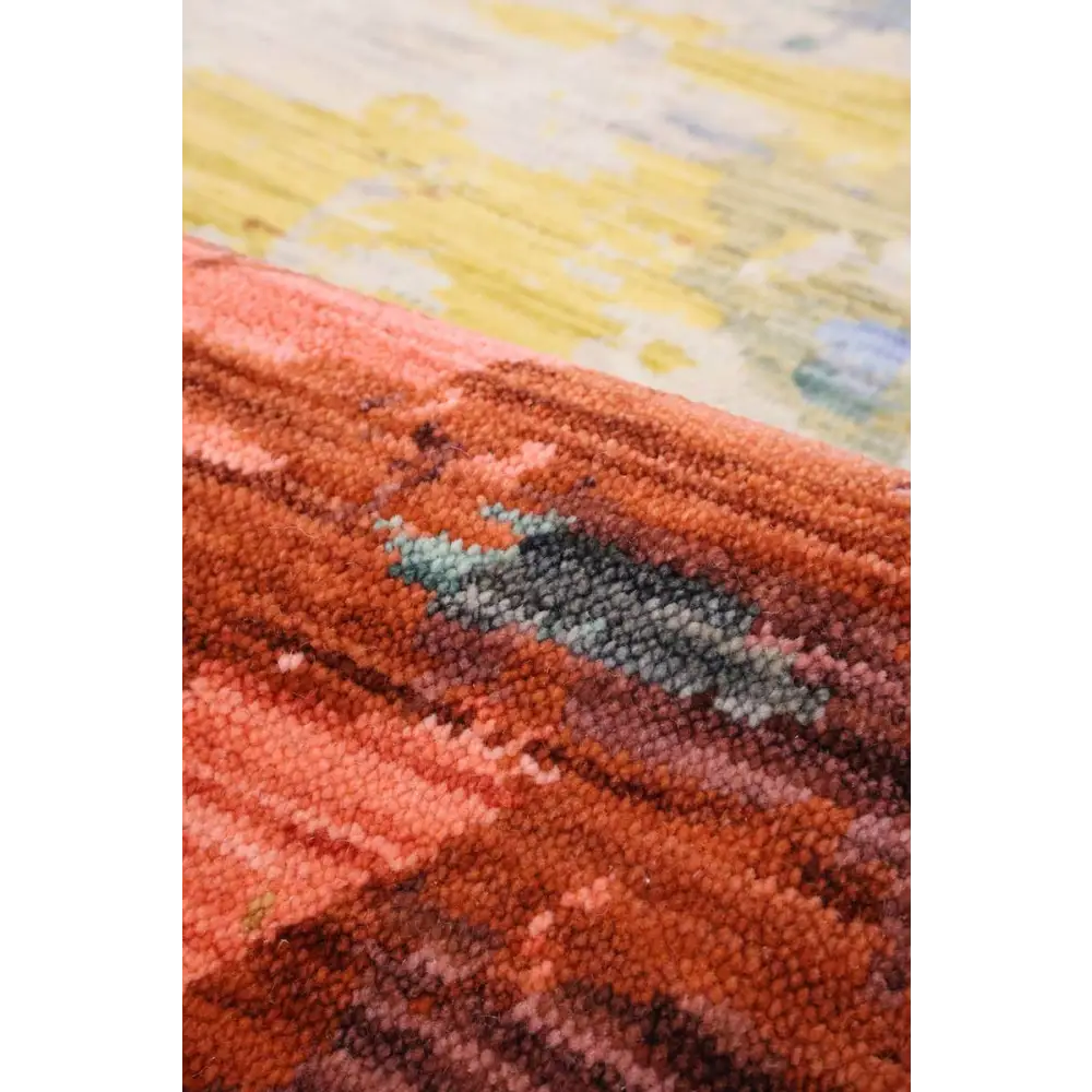 Nomad Abstract Wool-Blend Rug – Multicolour - Rugs