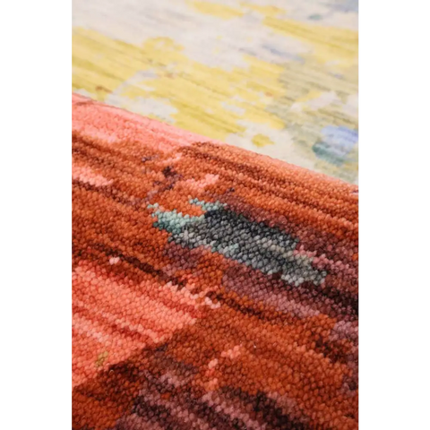 Nomad Abstract Wool-Blend Rug – Multicolour - Rugs