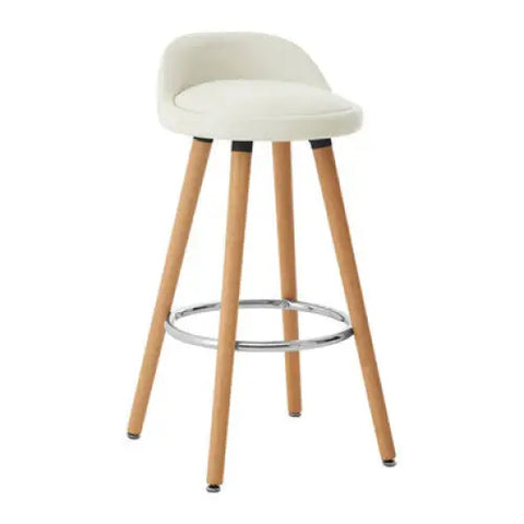 Normann White Bar Stool - bar-furniture