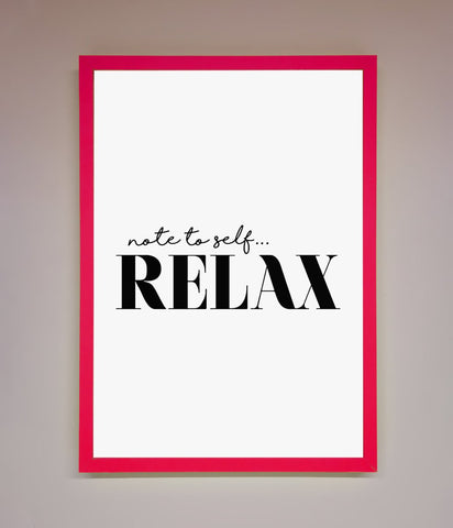 Not to Self Motivational quote Framed Wall Art
