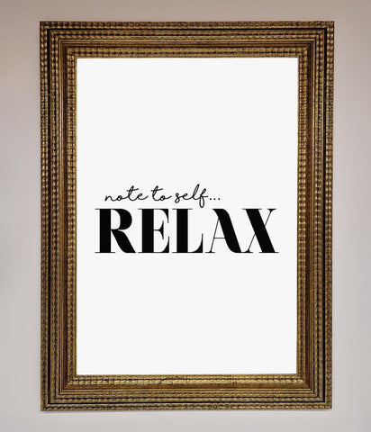 Not to Self Motivational quote Framed Wall Art