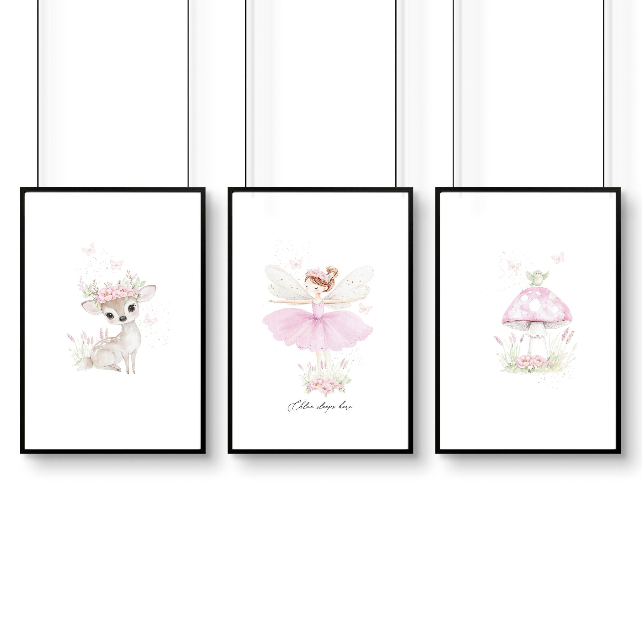 Nursery Artwork | Set of 3 wall art prints
