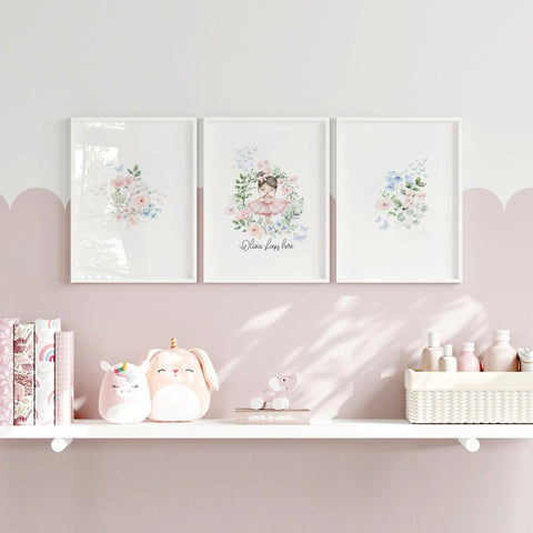 Nursery Paintings | Set of 3 wall art prints
