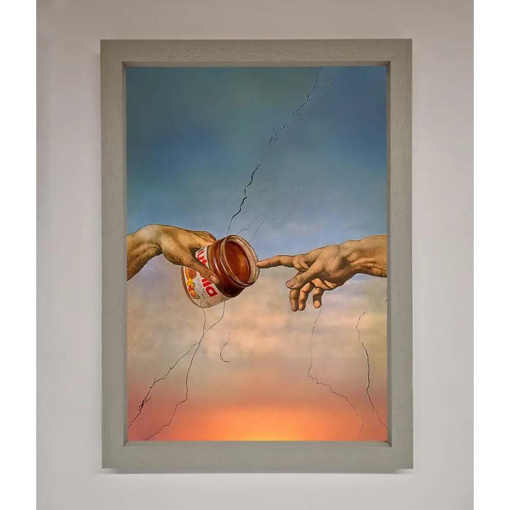 Nutella Of Creation Framed Poster - A3 (29.7 x 42 cm) / Grey - Framed Print