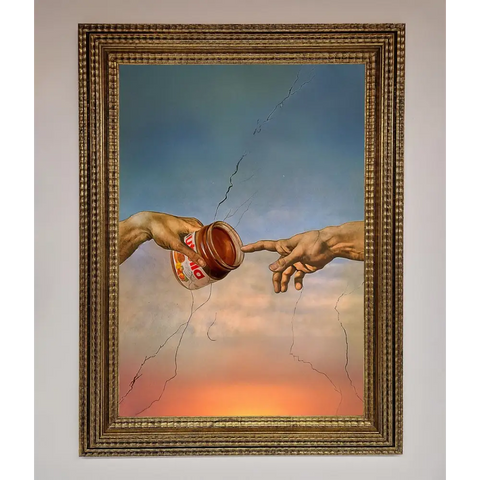 Nutella Of Creation Framed Poster - A3 (29.7 x 42 cm) / Ornate Gold - Framed Print
