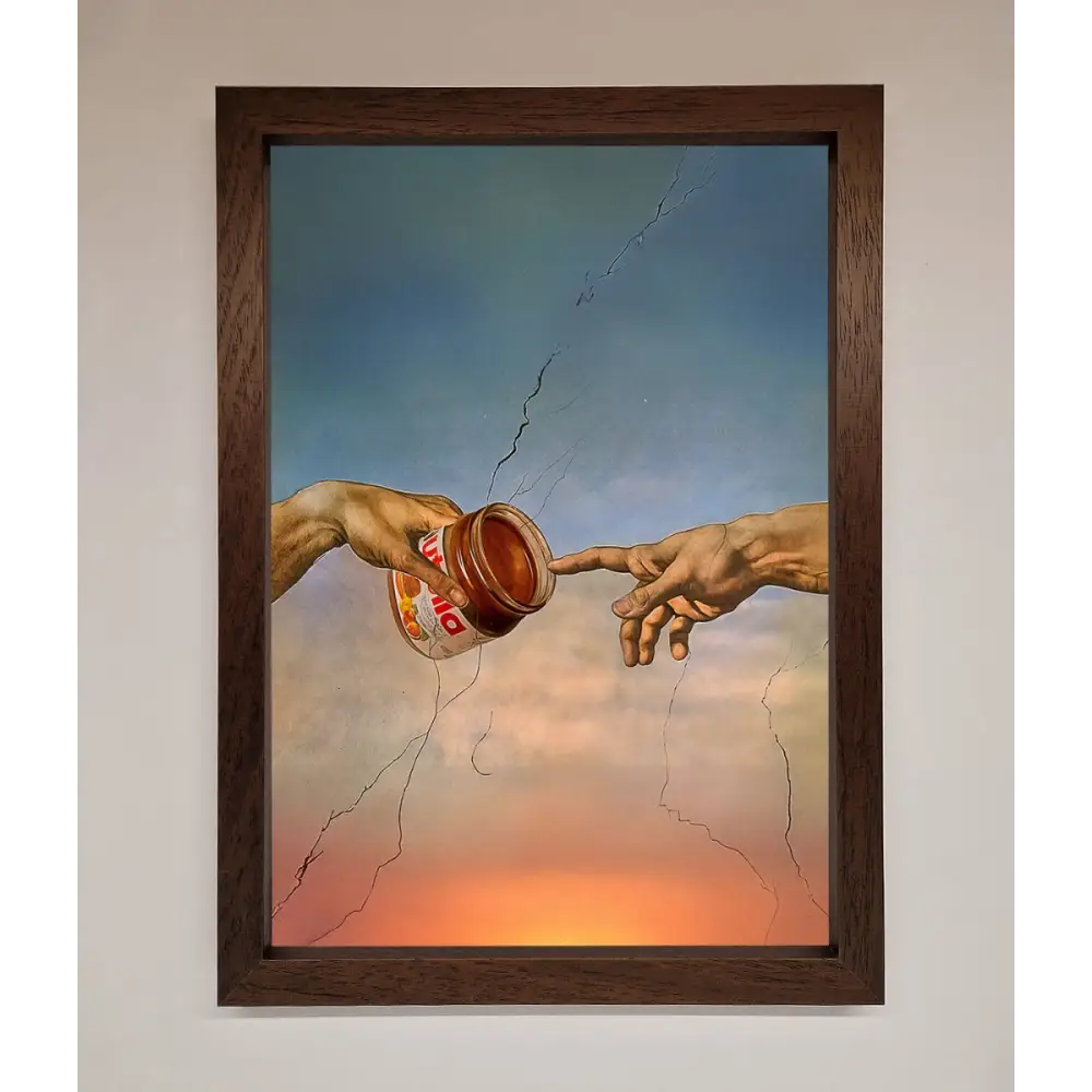 Nutella Of Creation Framed Poster - A3 (29.7 x 42 cm) / Walnut - Framed Print