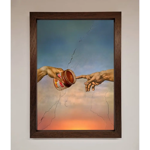 Nutella Of Creation Framed Poster - A3 (29.7 x 42 cm) / Walnut - Framed Print