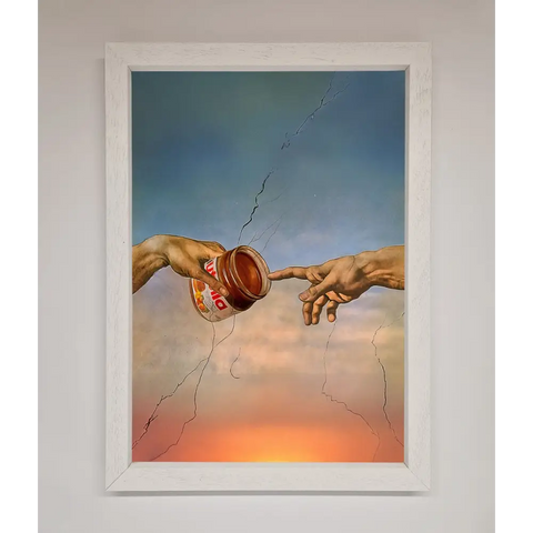 Nutella Of Creation Framed Poster - A3 (29.7 x 42 cm) / White - Framed Print