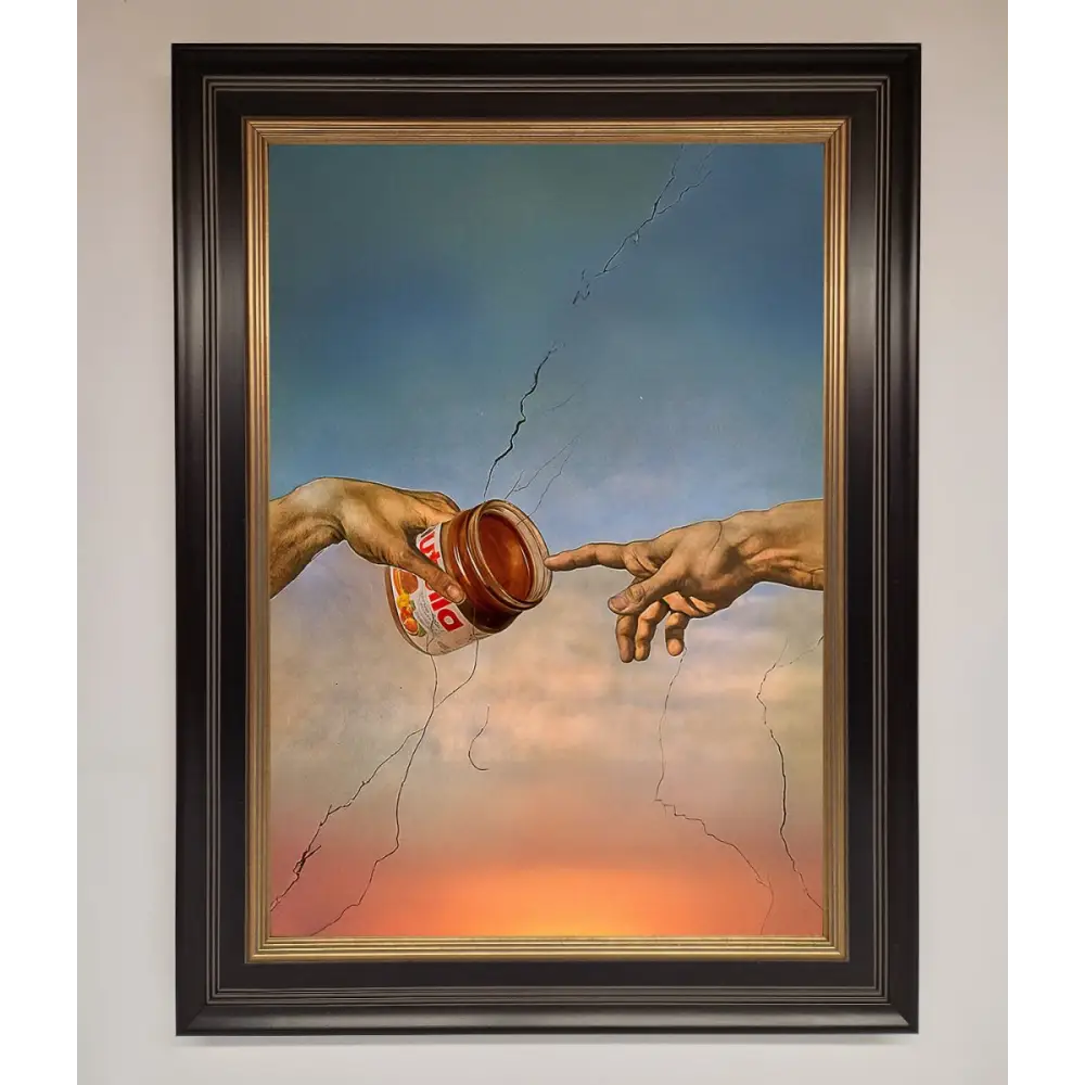 Nutella Of Creation Framed Poster - B0 (100 x 141 cm) / Black Gold - Framed Print