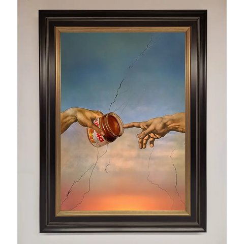 Nutella Of Creation Framed Poster - B0 (100 x 141 cm) / Black Gold - Framed Print