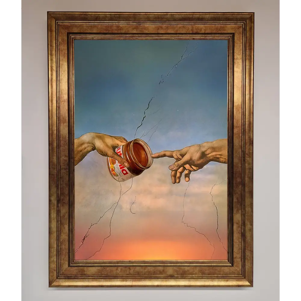 Nutella Of Creation Framed Poster - B0 (100 x 141 cm) / Bronze - Framed Print