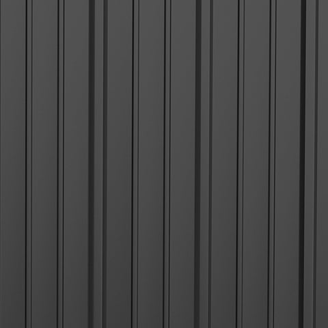 Outsunny 5.3 x 3.1ft Corrugated Steel Garden Shed - Black