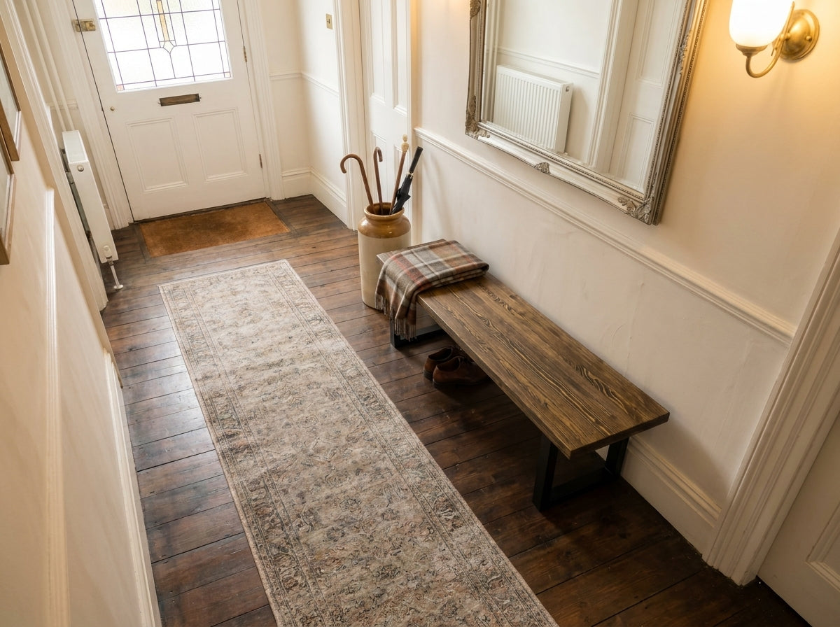 The Bruton Bench — Antique Oak