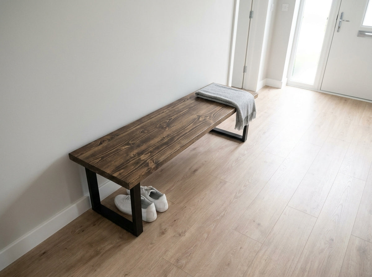 The Bruton Bench — Antique Oak