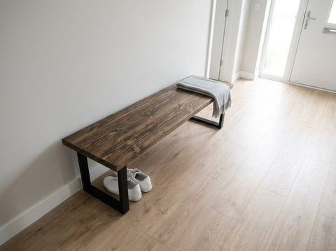 The Bruton Bench — Antique Oak