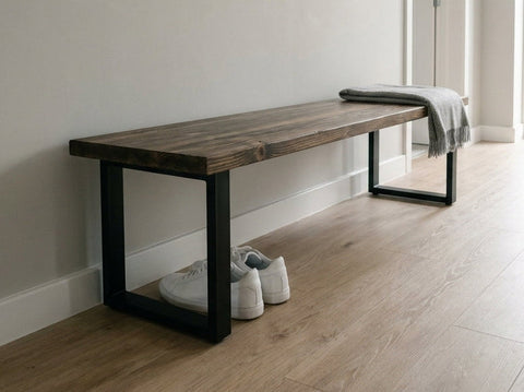 The Bruton Bench — Antique Oak