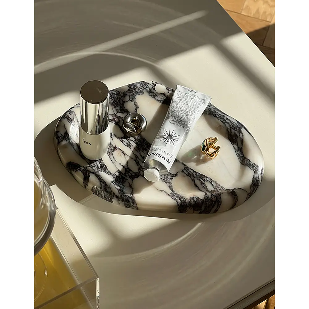 Octavia Tray Marble