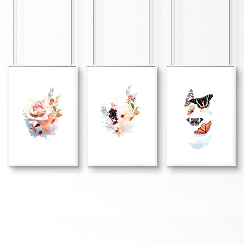 Office paintings ideas | set of 3 framed wall art