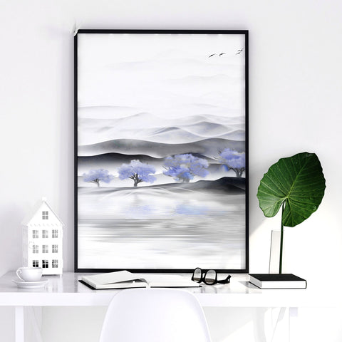 Office wall decorations | set of 3 framed wall art prints