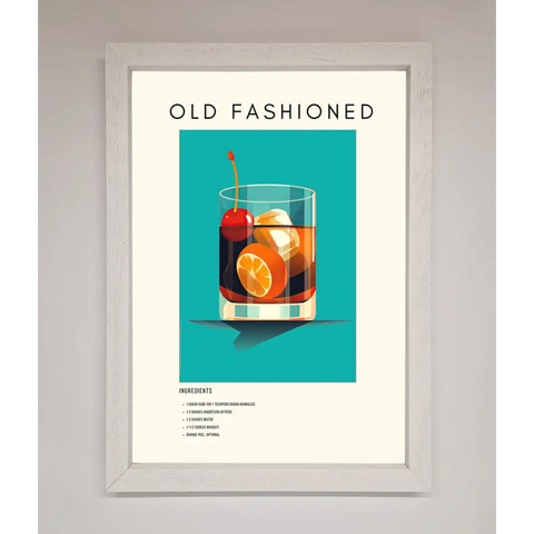 Old Fashioned Framed Print - A3 (29.7 x 42 cm) / White - Framed Print