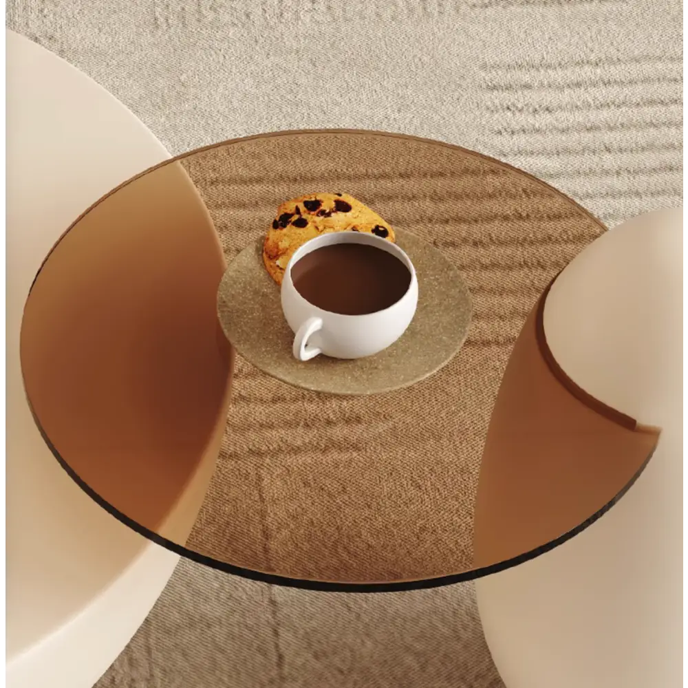 Oliver Marble Coffee Table, White｜ DC Concept