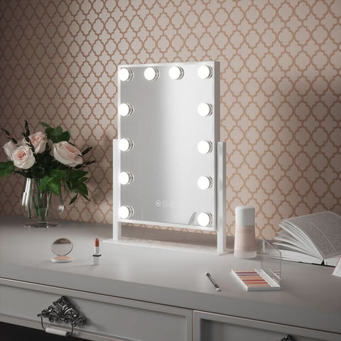 Olsen Hollywood Mirror White 47x37cm