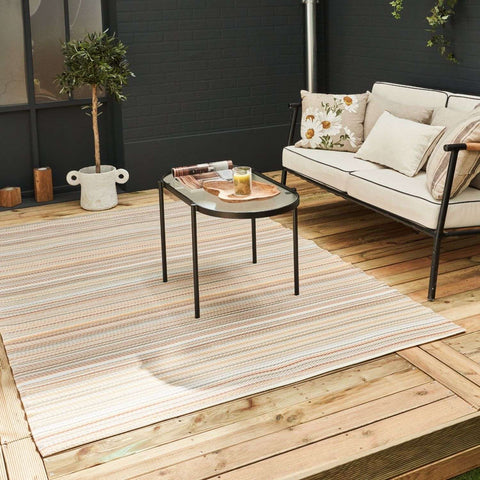 Rainbow Outdoor Rug Beige | 1020