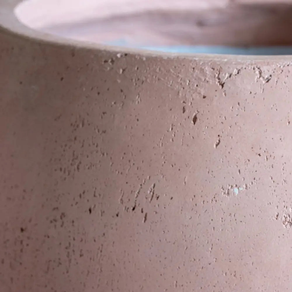 Orbello | Blushstone – 55cm Extra Large Concrete Sphere Planter – 82L Round Plant Pot - Pots & Plants