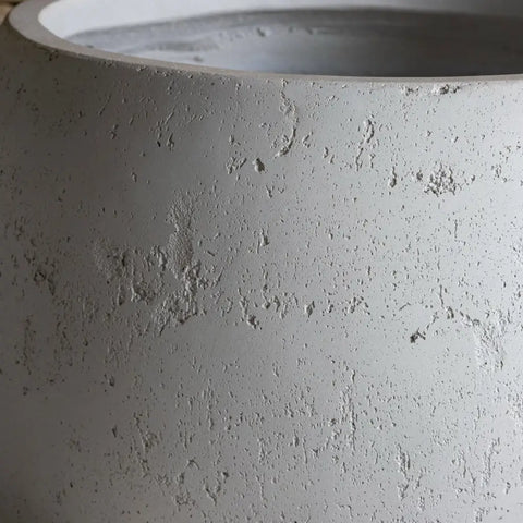 Orbello | White Mist – 110cm XXL Concrete Sphere Planter – 686L Round Plant Pot - Pots & Plants