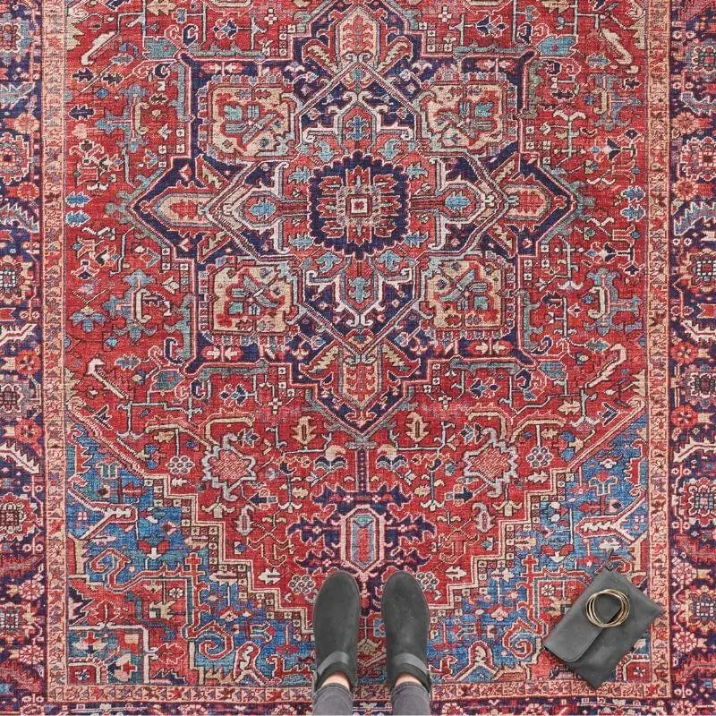 Oriental Amata Rug Red Colour - Rugs
