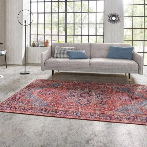 Oriental Amata Rug Red Colour - Rugs