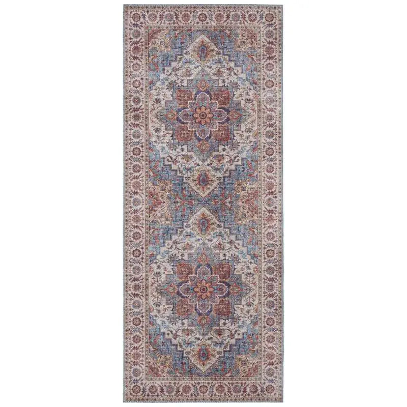 Oriental Anthea Rug Medallion Design - 80X200 cm / Blue - Rugs