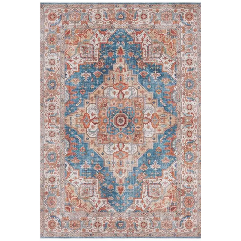 Oriental Sylla Rug - 80X150 cm / Blue - Rugs