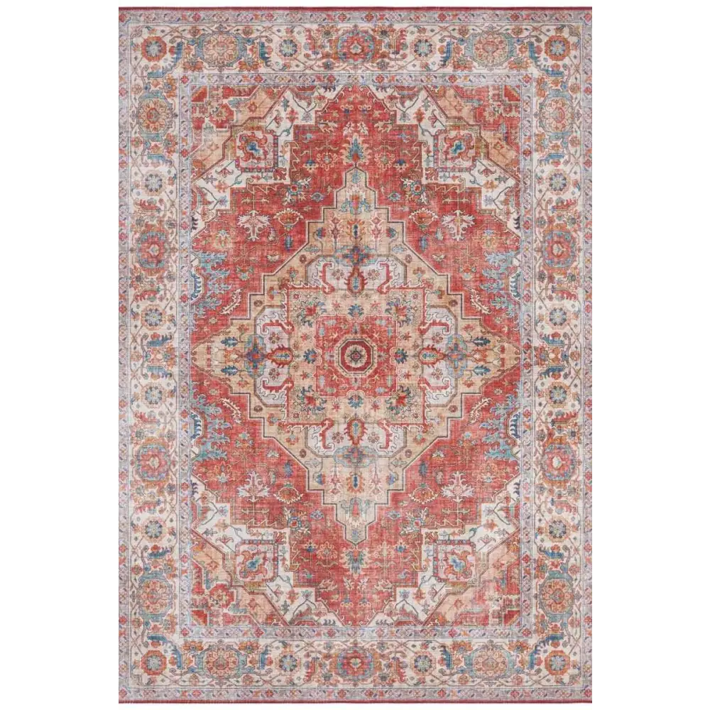 Oriental Sylla Rug - 80X150 cm / Red - Rugs