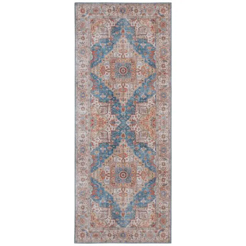 Oriental Sylla Rug - 80X200 cm / Blue - Rugs