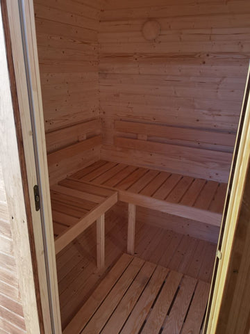 Steam & Oak Gas Cube Sauna 1.8m (Electric Option)