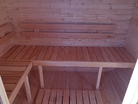 Steam & Oak Gas Cube Sauna 1.8m (Electric Option)