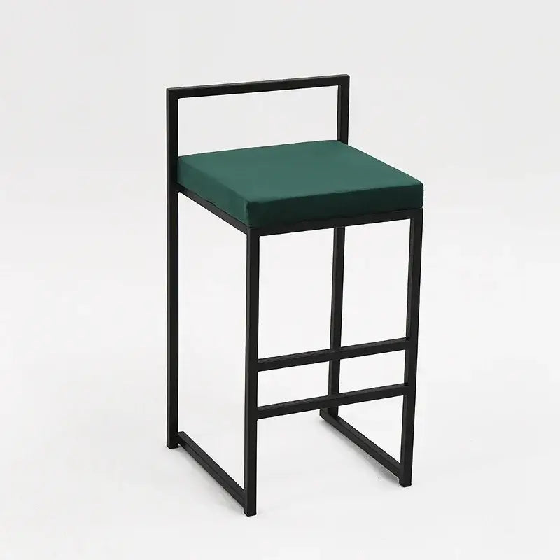 Orion Bar Stool - Turquoise / Leather / 55cm - Bar Stool