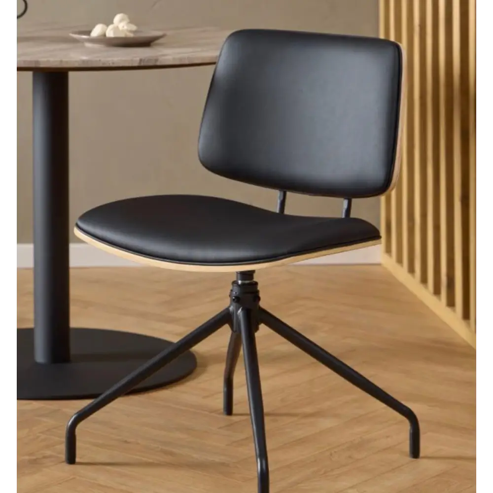 Orion Dining Chairs x 2 - Black - Bar Stool